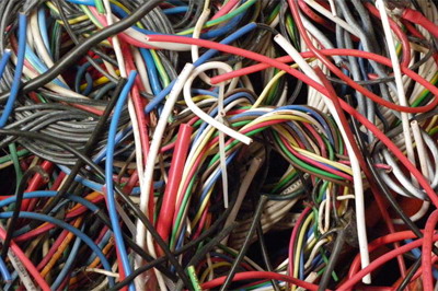 Scrap household electrical cable London